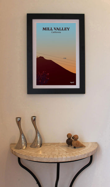Squirrels over Mt Tamalpais